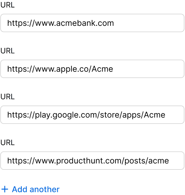 Contextual links